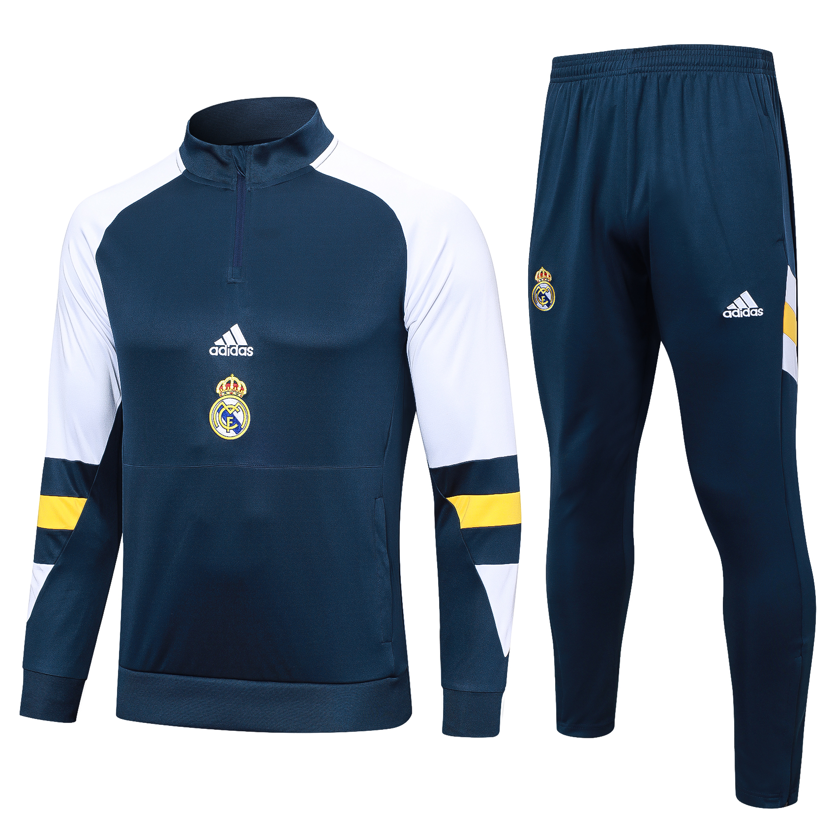 Real Madrid 23-24 Long Sleeve Training Set -Blue